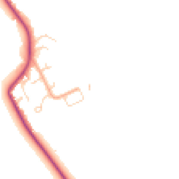Daytime road noise heatmap for MK45 3BS