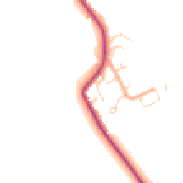 Daytime road noise heatmap for MK45 3FG