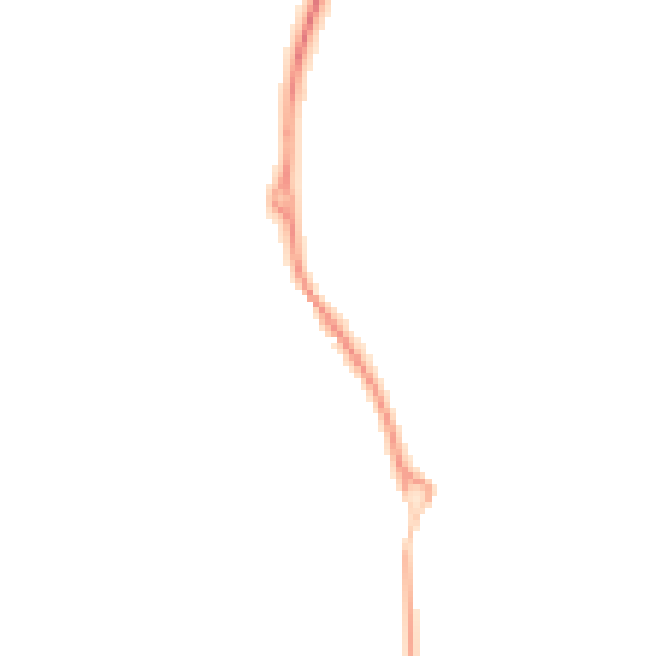 Night-time road noise heatmap for MK45 3JG