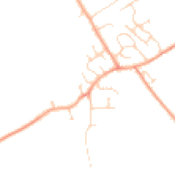 Daytime road noise heatmap for MK45 3LH