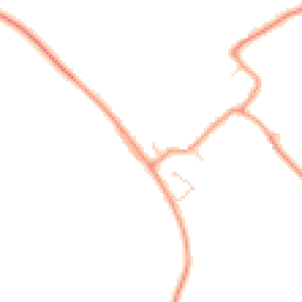Daytime road noise heatmap for MK45 4JG