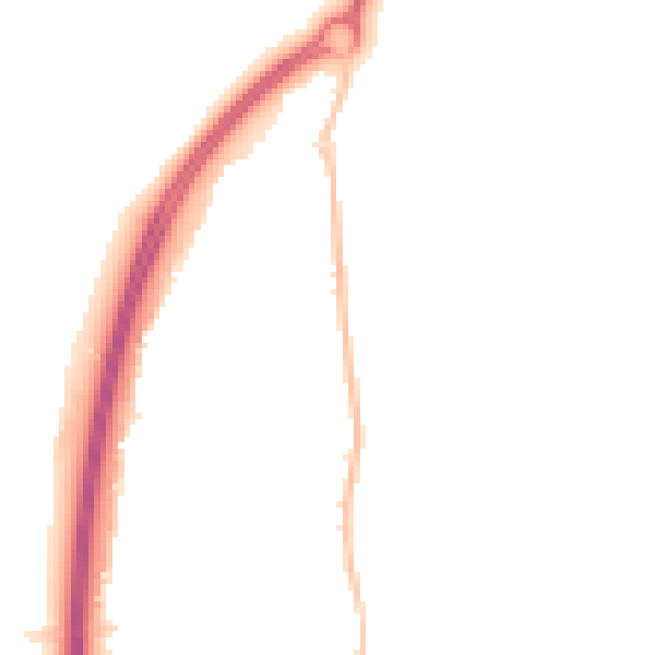 Night-time road noise heatmap for MK45 4PG