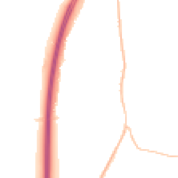 Night-time road noise heatmap for MK45 4SQ