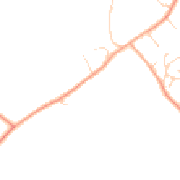 Daytime road noise heatmap for MK45 5FE