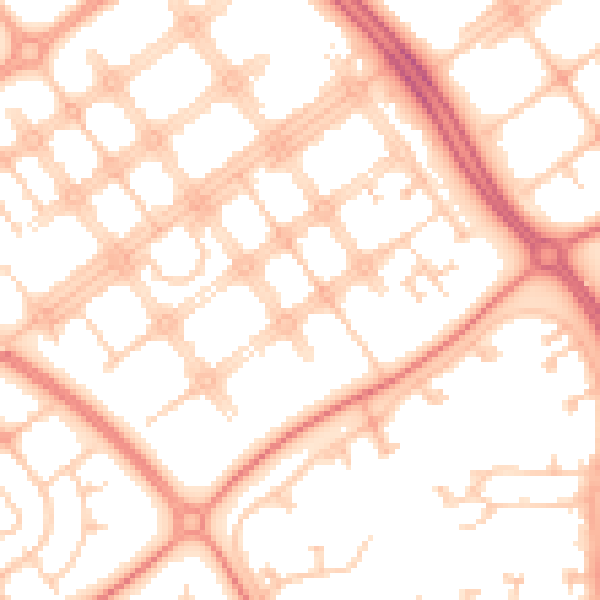 Daytime road noise heatmap for MK6 2DL
