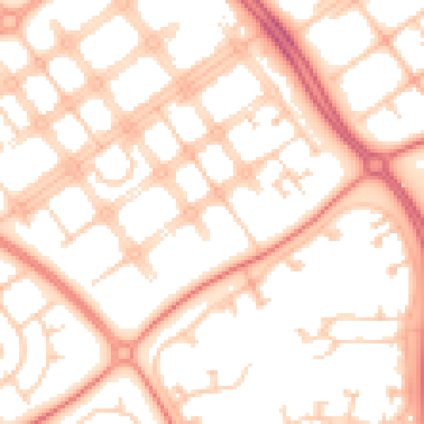 Daytime road noise heatmap for MK6 2DT