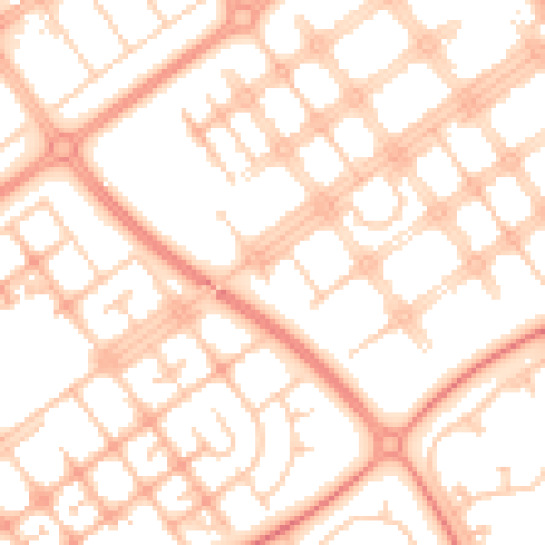 Daytime road noise heatmap for MK6 2LS