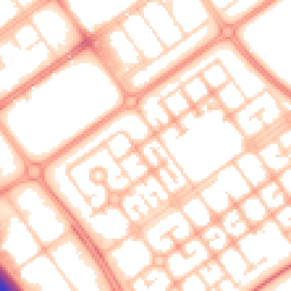 Daytime road noise heatmap for MK6 2NL