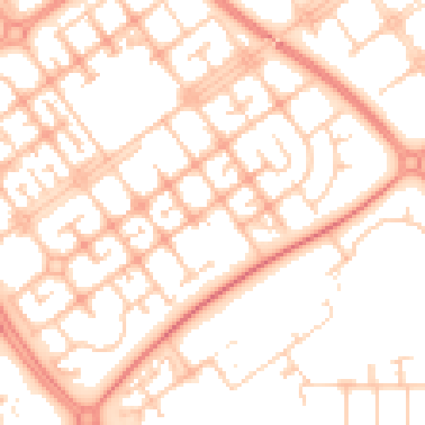Daytime road noise heatmap for MK6 2NR