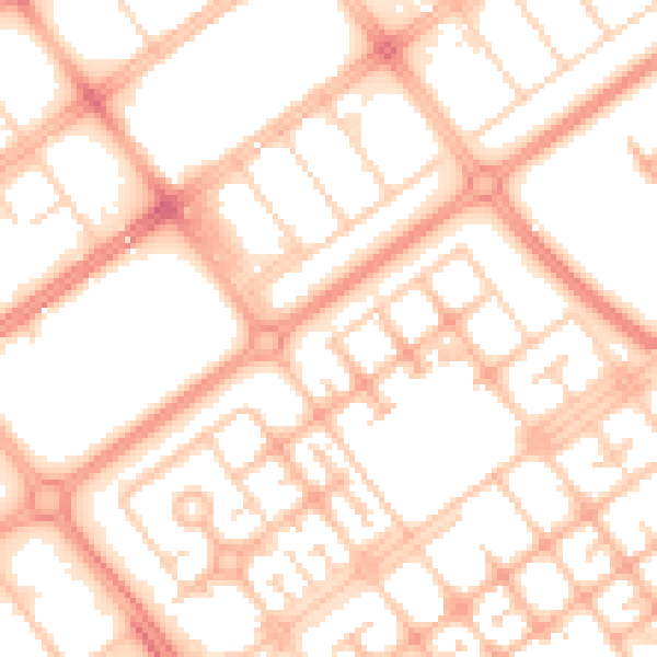 Daytime road noise heatmap for MK6 2PA