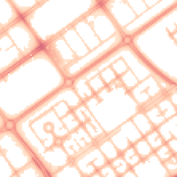Daytime road noise heatmap for MK6 2PW