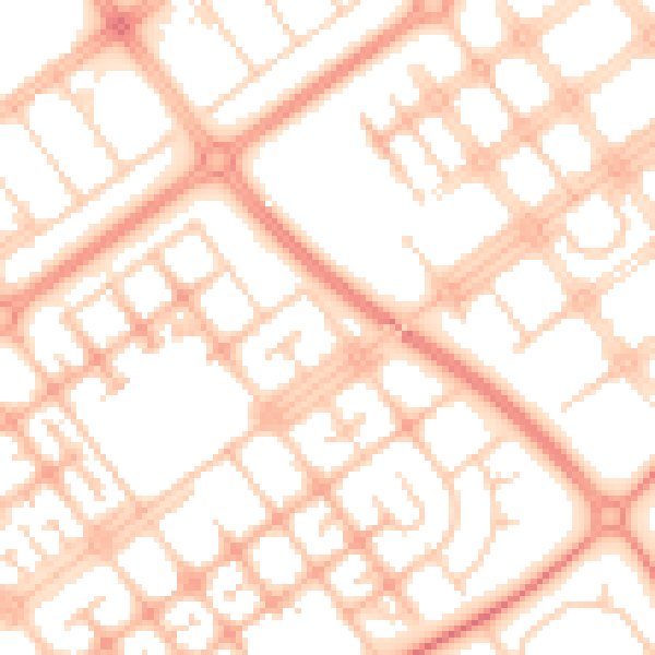 Daytime road noise heatmap for MK6 2PZ