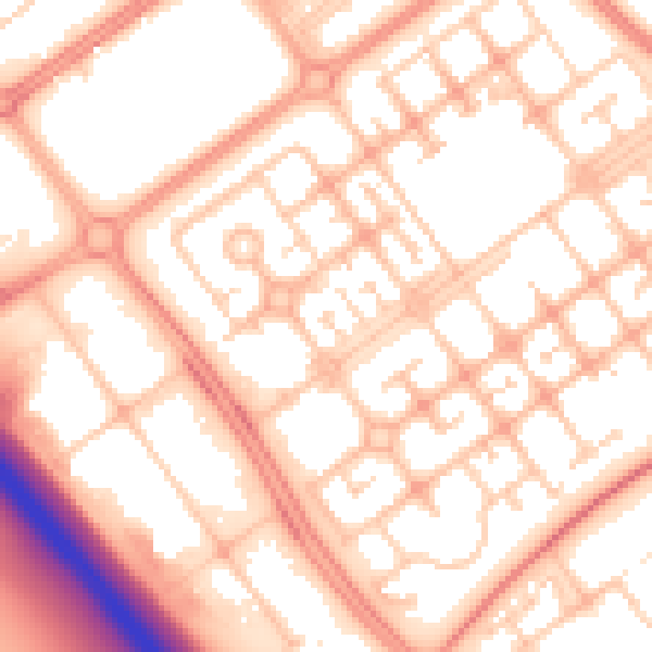 Daytime road noise heatmap for MK6 2RJ