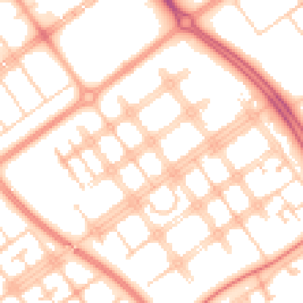 Daytime road noise heatmap for MK6 2RR