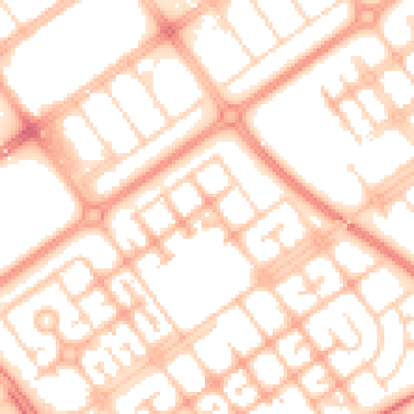 Daytime road noise heatmap for MK6 2TH