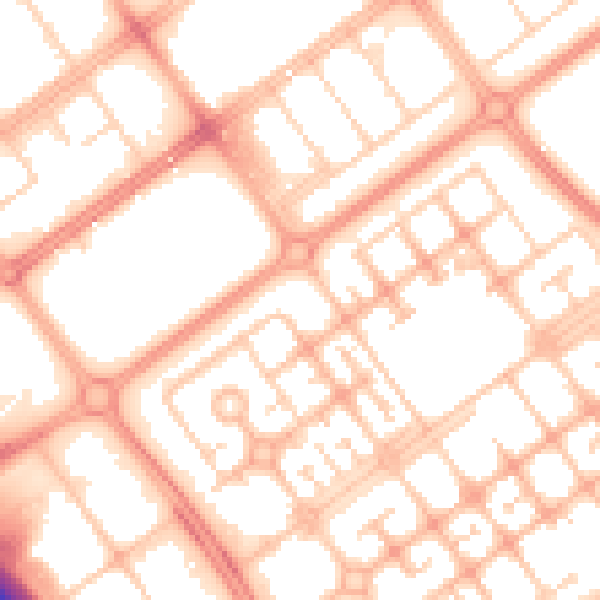 Daytime road noise heatmap for MK6 2WA