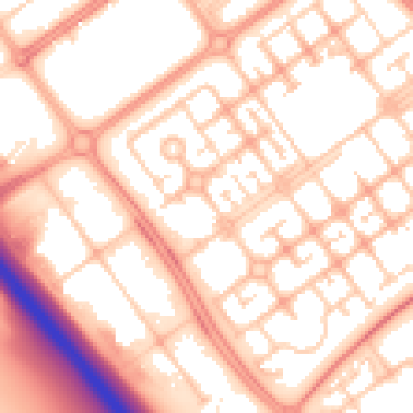 Daytime road noise heatmap for MK6 2XQ