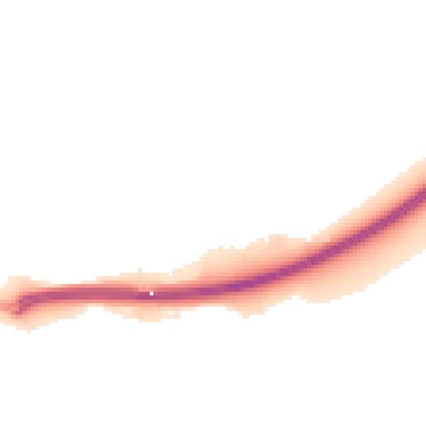 Night-time road noise heatmap for MK6 3BB