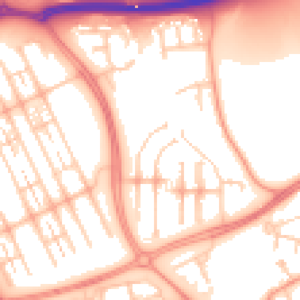 Daytime road noise heatmap for MK6 3DJ