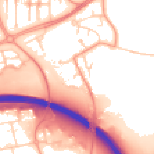 Daytime road noise heatmap for MK6 3FD