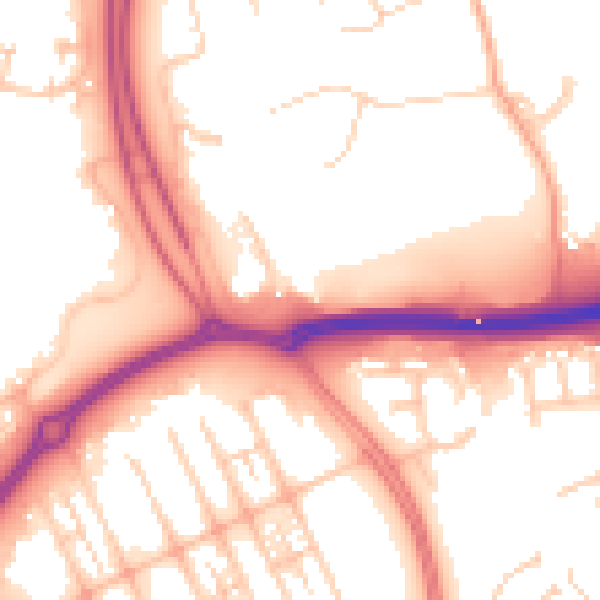 Daytime road noise heatmap for MK6 3FE