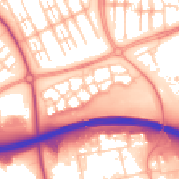 Daytime road noise heatmap for MK6 4AR