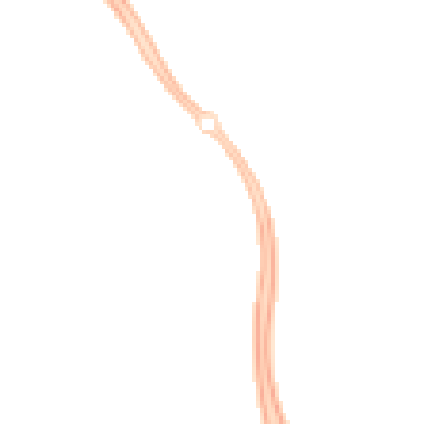 Night-time road noise heatmap for MK6 5AA