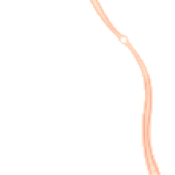 Night-time road noise heatmap for MK6 5AQ