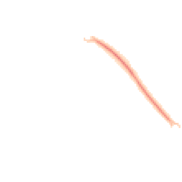 Night-time road noise heatmap for MK8 0NS