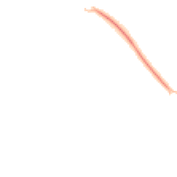 Night-time road noise heatmap for MK8 0PA