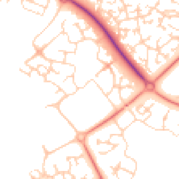 Daytime road noise heatmap for MK8 0PF