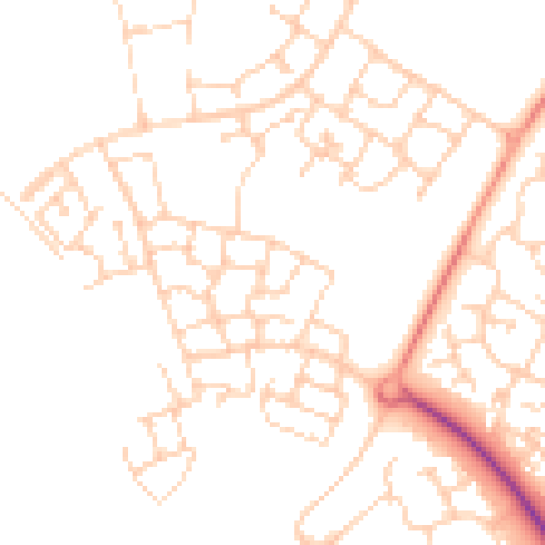 Daytime road noise heatmap for MK8 1AR