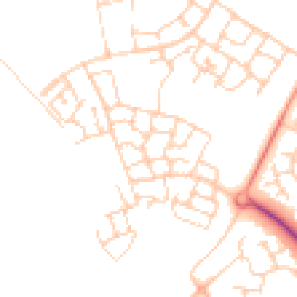 Daytime road noise heatmap for MK8 1AT