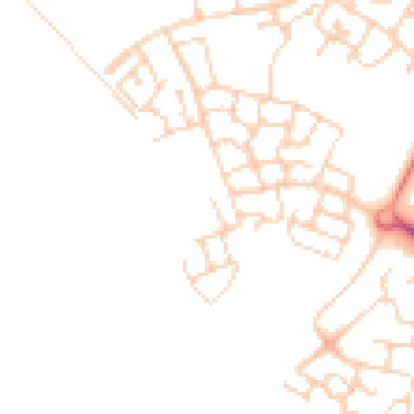 Daytime road noise heatmap for MK8 1ER