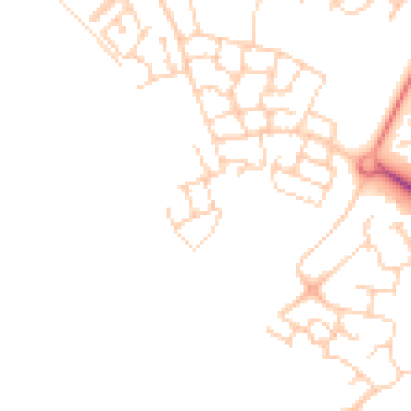Daytime road noise heatmap for MK8 1ET