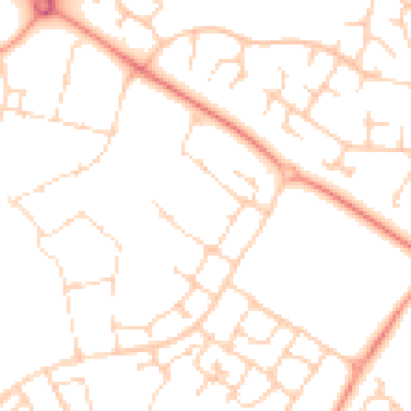 Daytime road noise heatmap for MK8 1FE