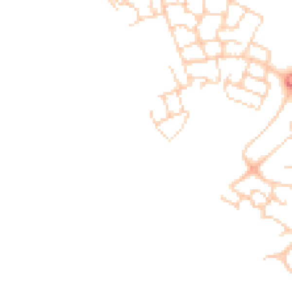 Daytime road noise heatmap for MK8 1FU