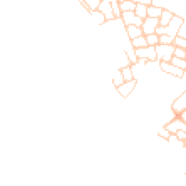 Daytime road noise heatmap for MK8 1FY