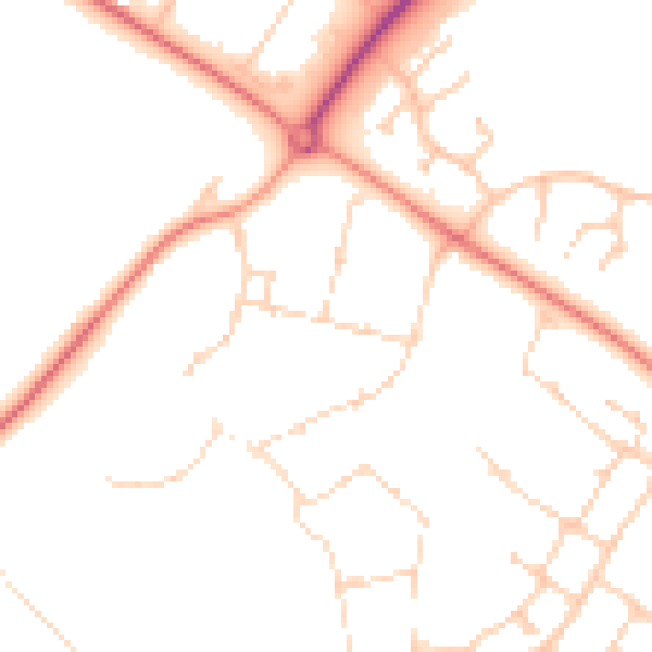 Daytime road noise heatmap for MK8 1HD