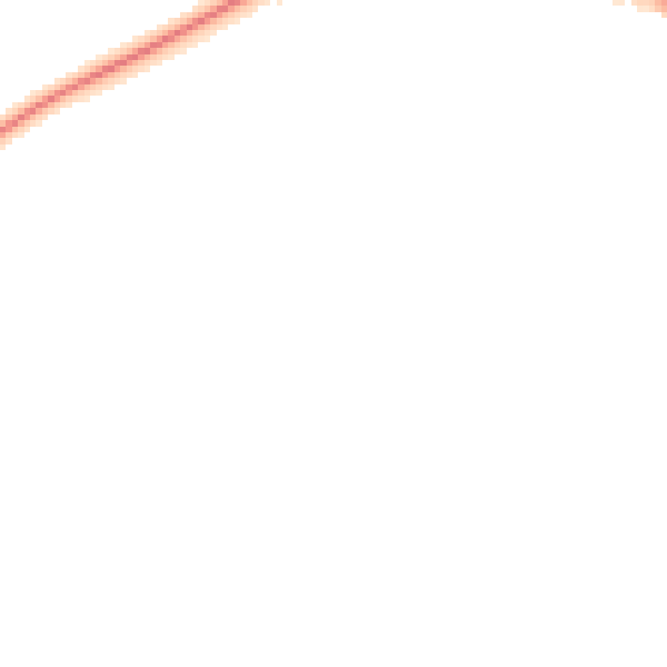 Night-time road noise heatmap for MK8 8BU