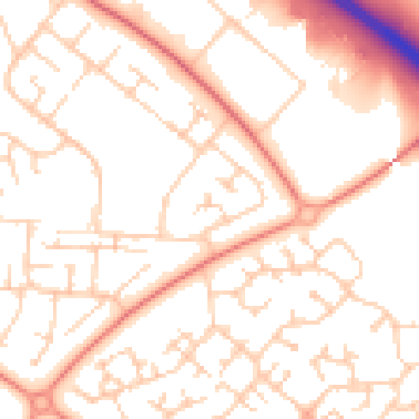 Daytime road noise heatmap for MK8 8ET