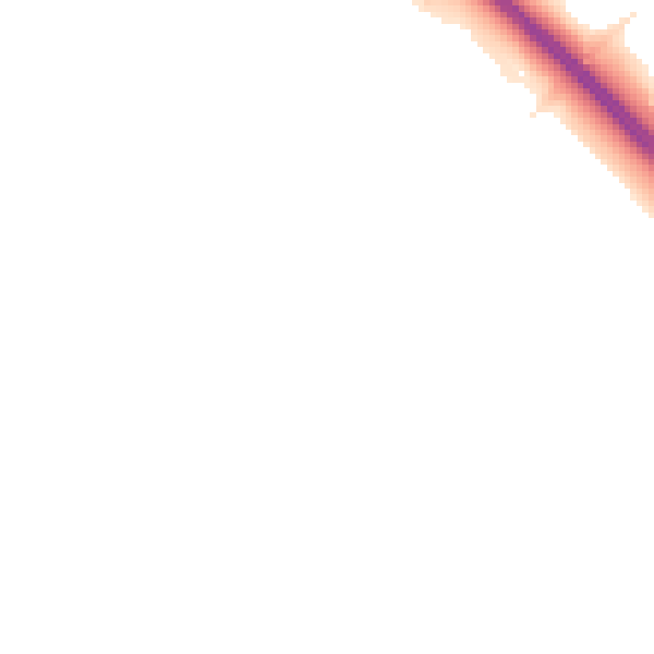 Night-time road noise heatmap for MK8 9EA