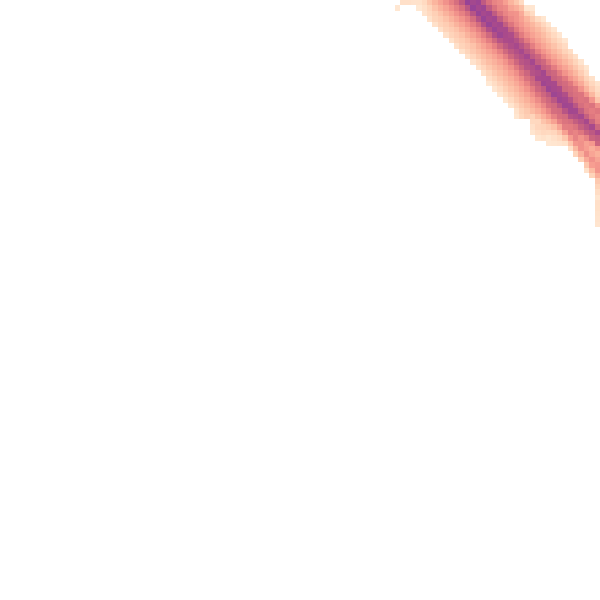 Night-time road noise heatmap for MK8 9HL