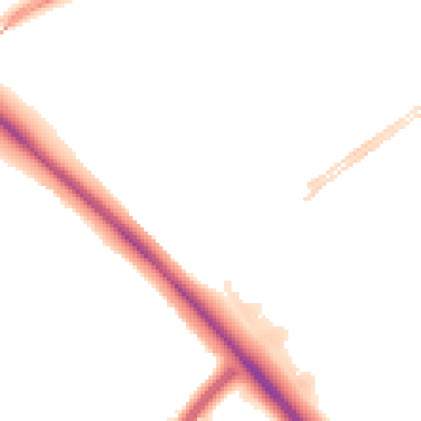 Night-time road noise heatmap for MK9 1LR