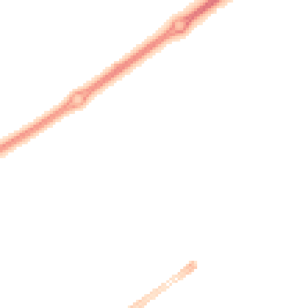 Night-time road noise heatmap for MK9 2AE