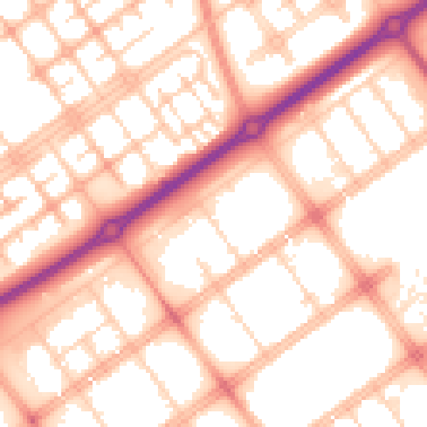Daytime road noise heatmap for MK9 2DD