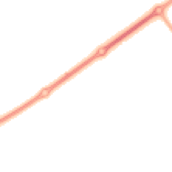 Night-time road noise heatmap for MK9 2DD