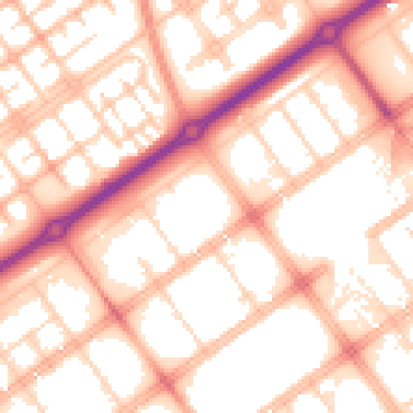 Daytime road noise heatmap for MK9 2DL