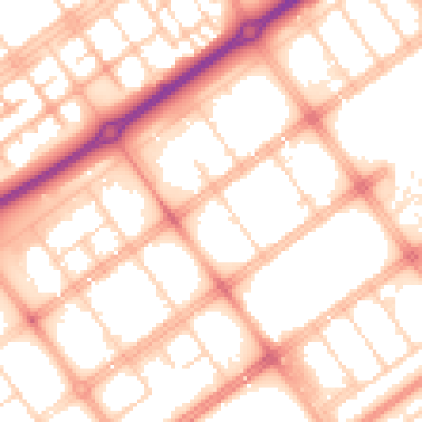 Daytime road noise heatmap for MK9 2FA