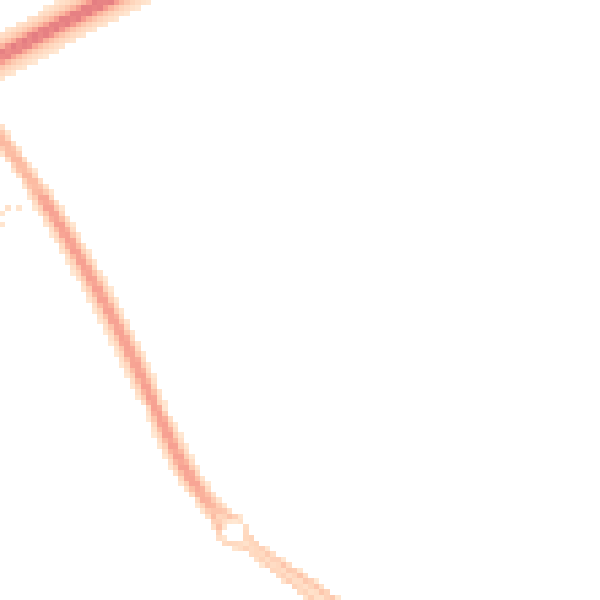 Night-time road noise heatmap for MK9 3FT